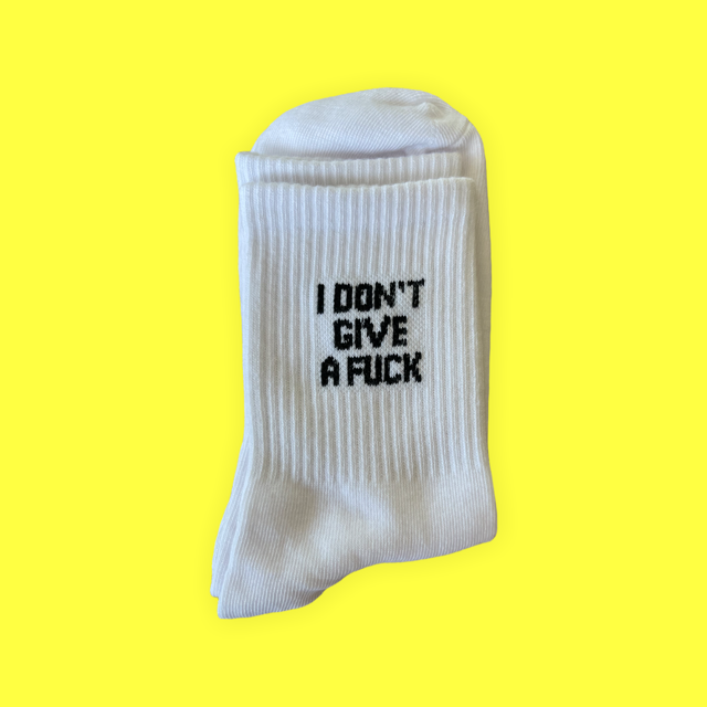 I Don't Give A Fuck Socks