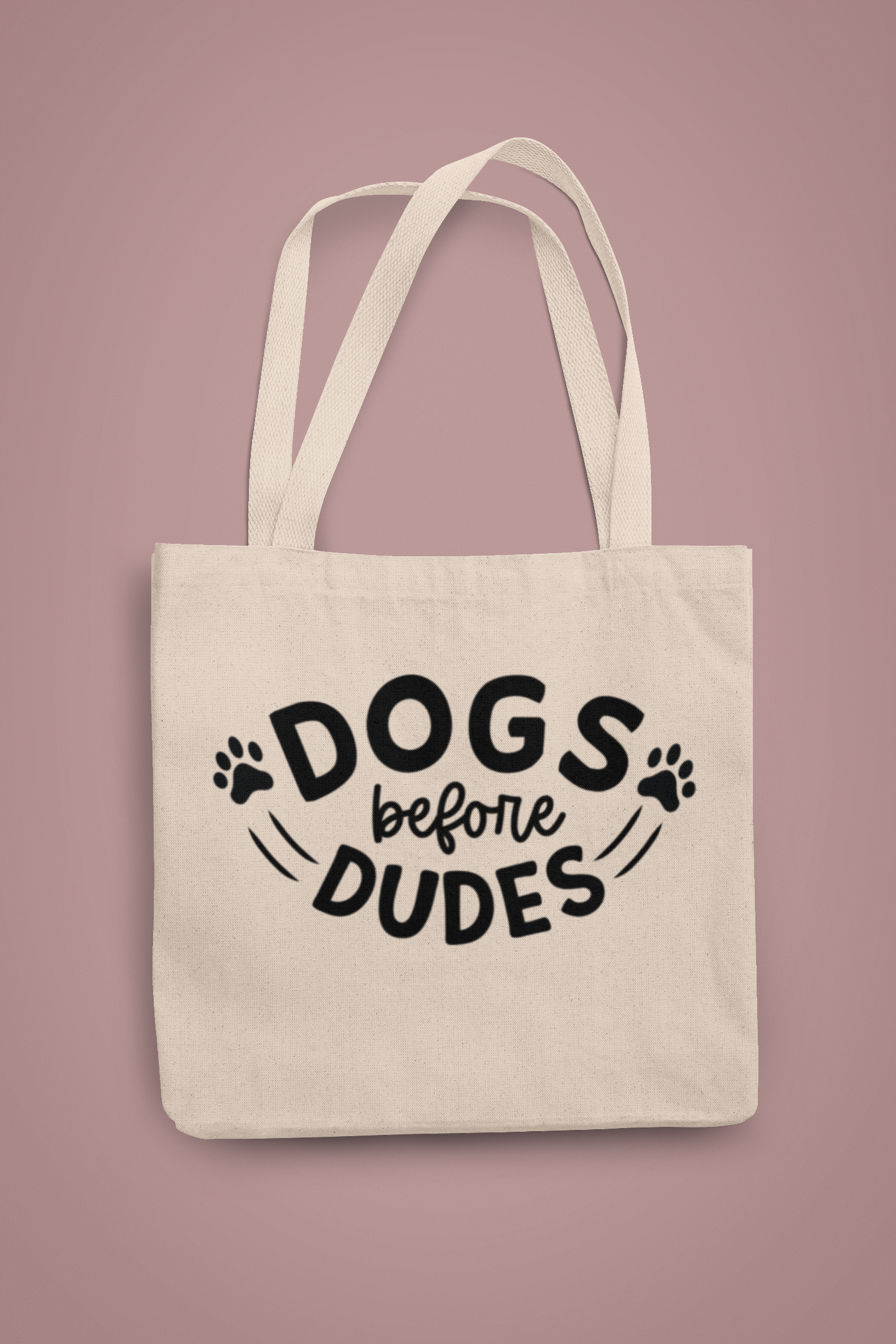 Dogs Before Dudes Organic Tote